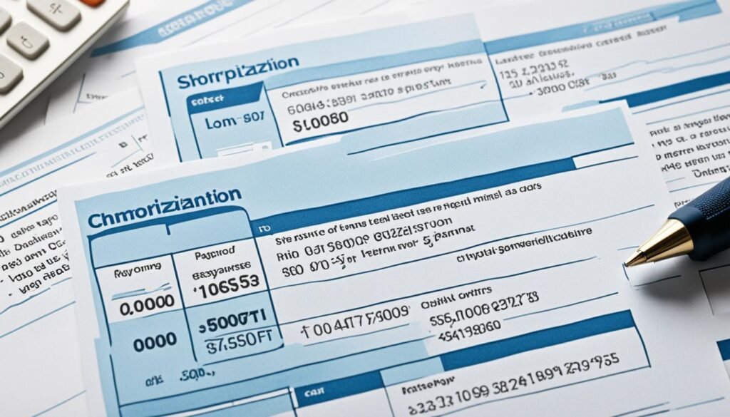 amortization schedule